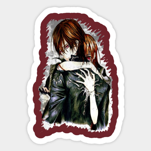 Vampire Sticker by Mina6